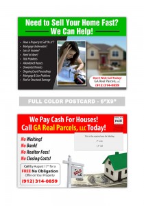 full color 6x9 ga real parcels