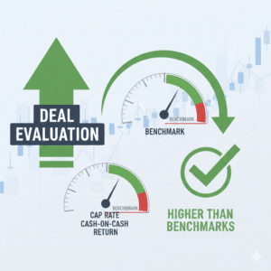 Positive deal evaluation with benchmarks