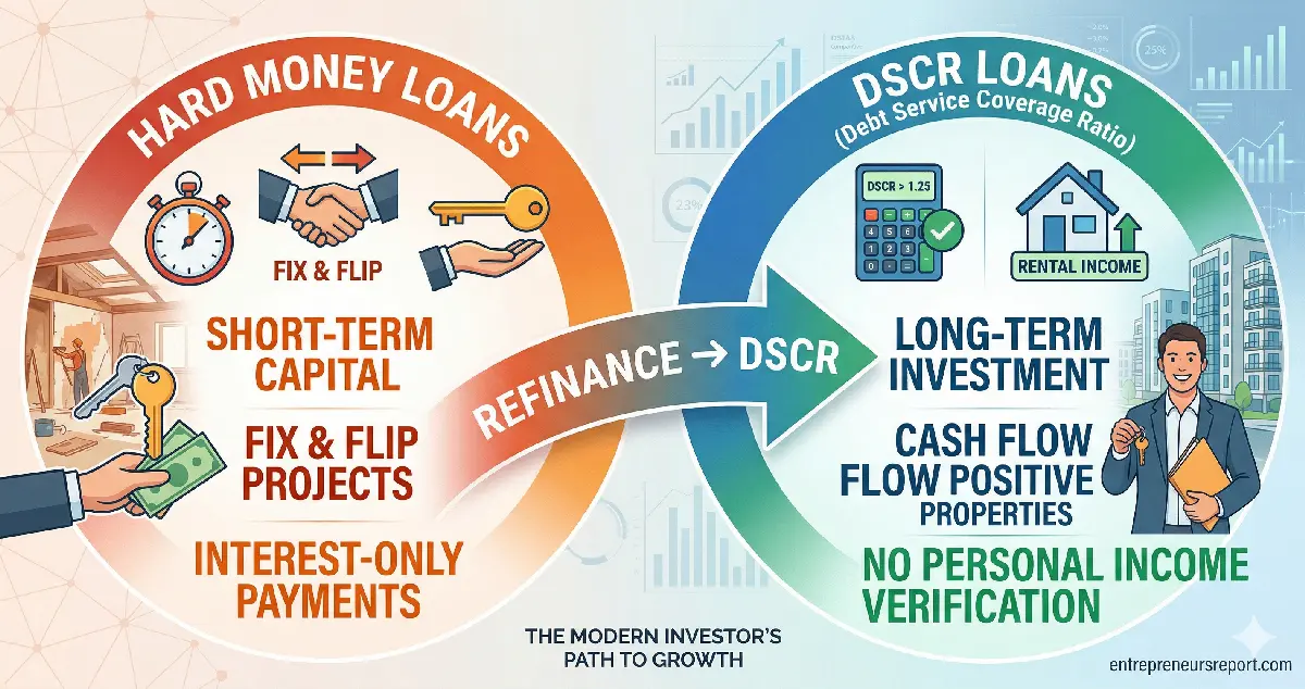hard money to DSCR