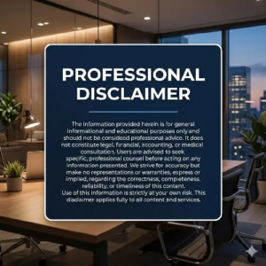 Professional Disclaimer